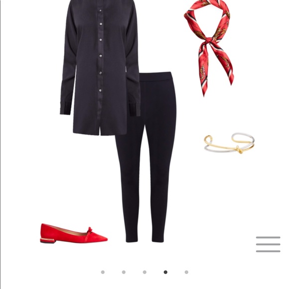 Ann Taylor Cheetah Silk Little Scarf - Picture 7 of 8